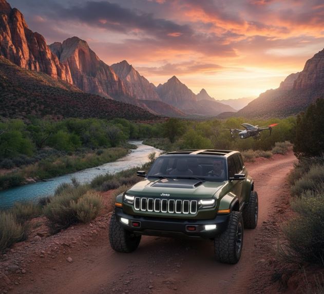futuristic jeep